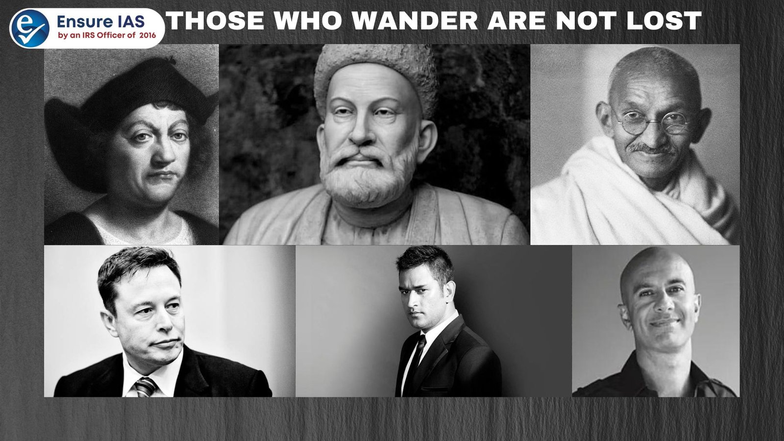 THOSE WHO WANDER ARE NOT LOST