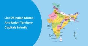 List of Union Territories, Capitals, and Creation Dates