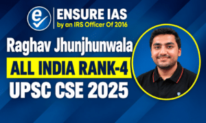 Ensure IAS UPSC Rank 4 Promo