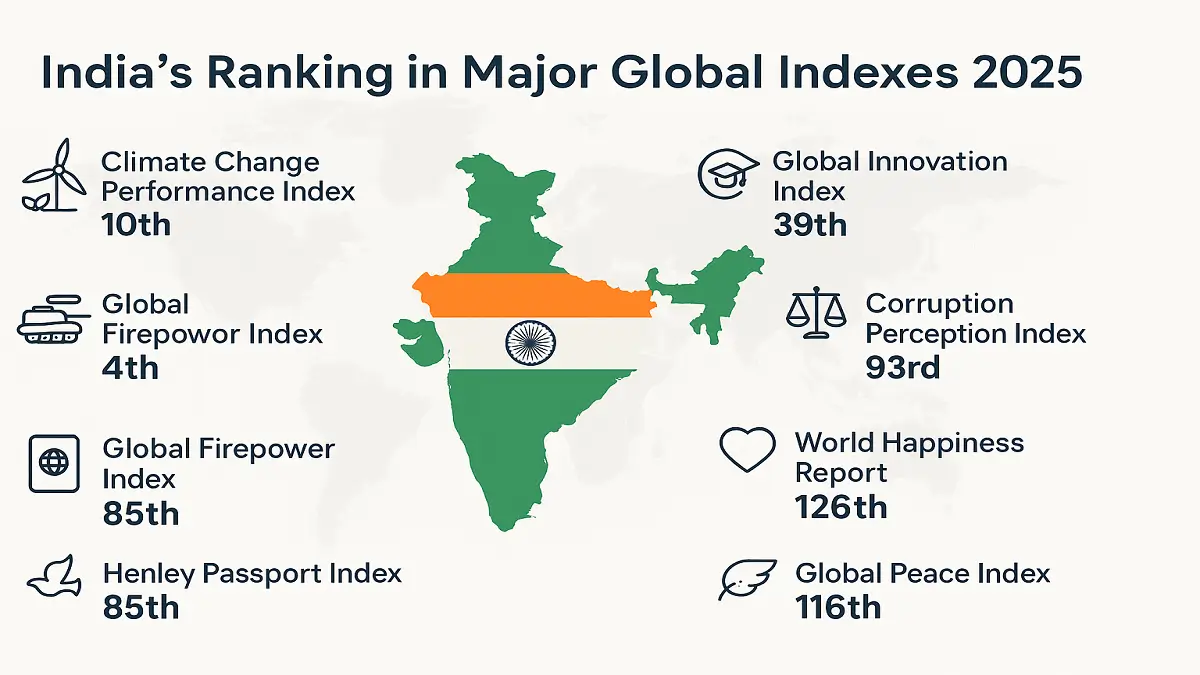 India’s Global Ranking 2025
