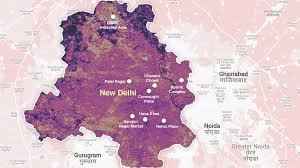 Urban Heat Island Effect in Delhi