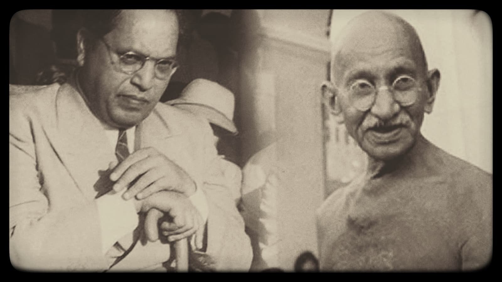 Dr. B.R. Ambedkar and Mahatma Gandhi